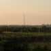 L'antenna da lontano, prima del tramonto